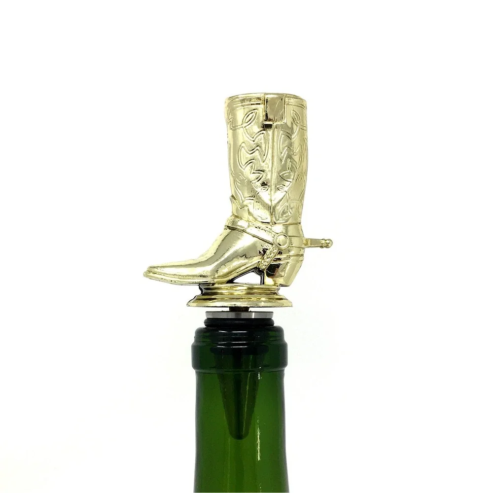 Handmade Bottle Stopper made from Repurposed Cowboy Boot Trophy